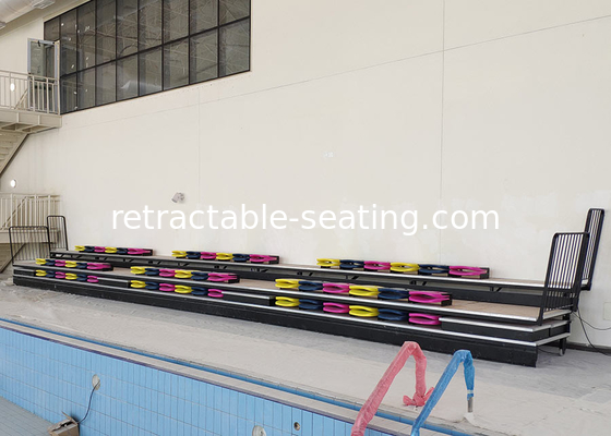 Telescopic Seating Retractable Outdoor Stadium Seating With 460mm Minimum Spacing