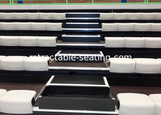 HDPE Material Retractable Platform System 305mm Width Seat Surface With Polymer Bench