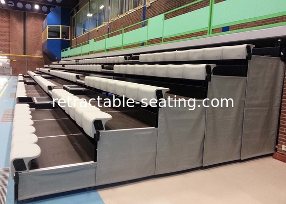 HDPE Material Retractable Platform System 305mm Width Seat Surface With Polymer Bench