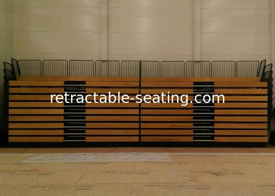 Adaptable Telescopic Seating Systems , Temporary Grandstand Seating For Sport Hall