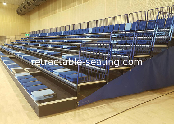 Upholstered Telescopic Seating Systems Nose Mounted With Folding Mechanism