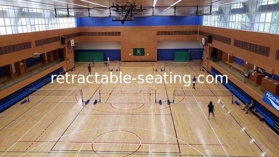 Tiered  Arena Stage Seating Fireproof With Contrasting Color End Panels