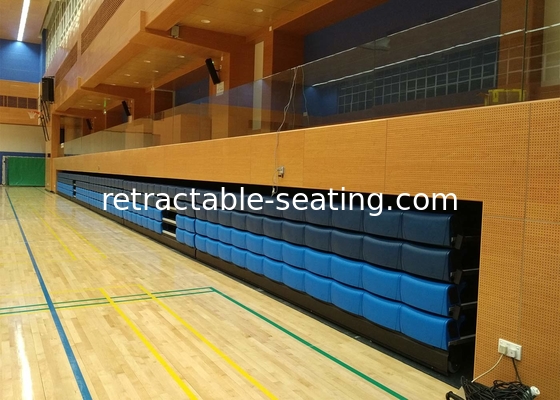 Multi Tiered Retractable Platform System Recessed Unit Telescopic Seating For Stadium