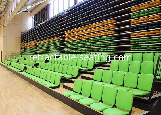 Melody Polymer Telescopic Tribunes Retractable Seating EN1320-5 For Sport Place