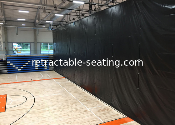 Indoor Recessed Sport Stadium Seats , Retractable Stadium Seating Systems HDPE Material