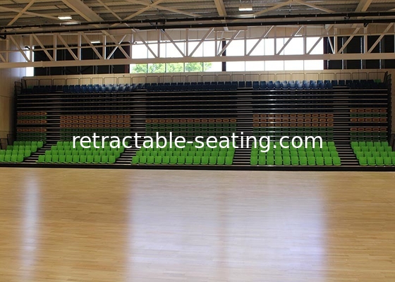 School Sport Hall Arena Stage Seating Retractable Anti - Slip Plywood Deck