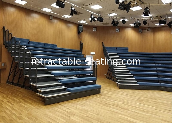 Customized Arena Stage Seating Retractable Wall Attached Unit Platform For Auditorium