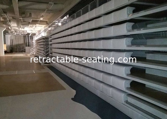 Elevated Retractable Auditorium Seating , Sports Arena Seating With Bespoke Seat Color