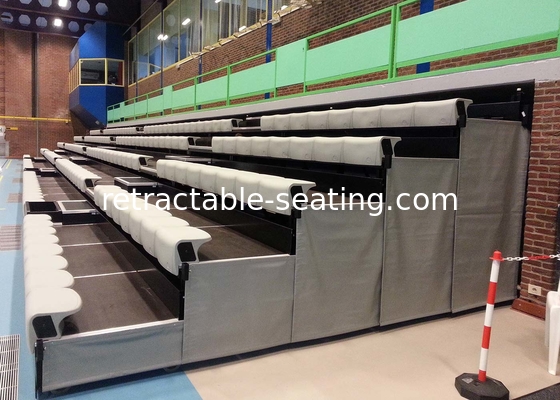 Power Operated Modular Grandstands Retractable Multifunctional For Indoor Arena