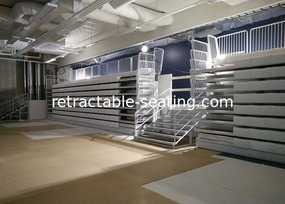HDPE Retractable Seating System Wall Attached Unit For International College