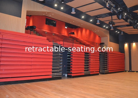 Practically Spectator Retractable Platform System , Foldable Bleacher Seats Backrest