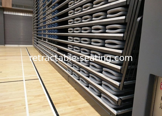 Timber / Polymer Backrest Retractable Theater Seating Modular Grandstands Systems
