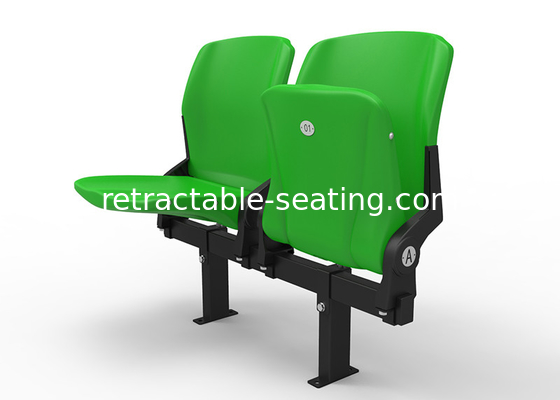 Easy Maintenance Fixed Stadium Seating Aluminum Stanchion With Seat Number