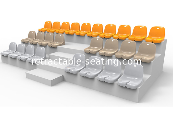 Spectator Outdoor Tip Up Sports Stadium Seats Steel Fixing Bracket Anti - UV Standard