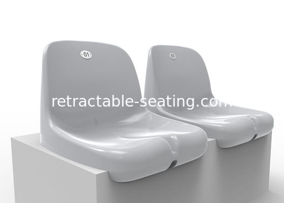 Outdoor Fixed Stadium Seating Chair Steel Bracket Material For Sport Events