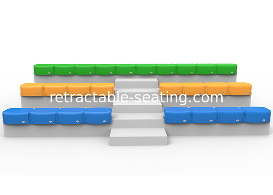 HDPE Stadium Seat Stands , Football Stadium Chairs With Optional Row Identification