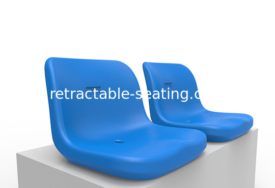Permanent Fixed Stadium Seating Plastic Simple Mounted Durable With HDPE Seats