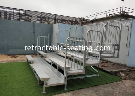 Aluminum Outdoor Angle Frame Bleachers with 203mm Riser Height