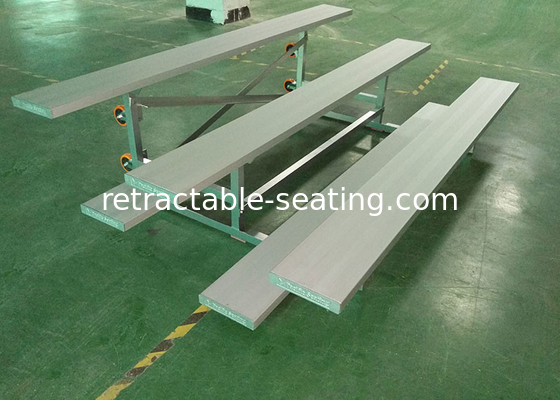 Portable Bleachers Temporary Spectator Stands Moveable With Single Footboard