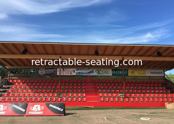 Plastic Soccer Stadium Seats With Back Support For Bleachers Customized Color