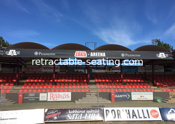Fixed Bondi Sports Stadium Seats Plastic Bleacher Chair For Footabll Match