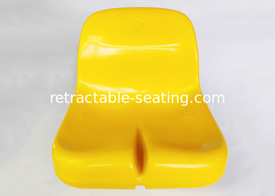 Triple Fixed Auditorium Seating , Football Stadium Seats Polymer Material Durable