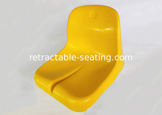 Opal Seat Fixed Stadium Seating Bleachers Groove Design With Back Support