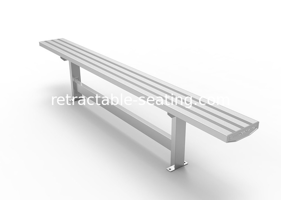 Outdoor Aluminum Grandstands , Fixed Aluminum Bench Modular For Sport Court
