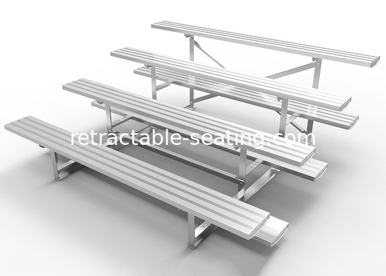 Easy Assembly Modular Grandstands Aluminum Bleacher Planks For Tennis Court