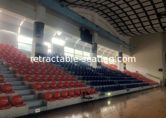 Basketball Court Sports Stadium Seats Opal Plastic Material Easy Maintenance