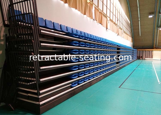 Retractable Stadium Seating Telescopic Bleacher Seat with Folding Back
