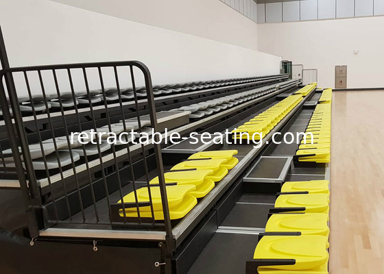 Retractable Stadium Seating Telescopic Bleacher Seat with Folding Back