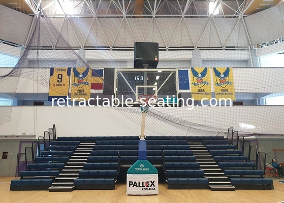 Indoor Retractable Theater Seating Temporary Grandstand Seating With Seat Number