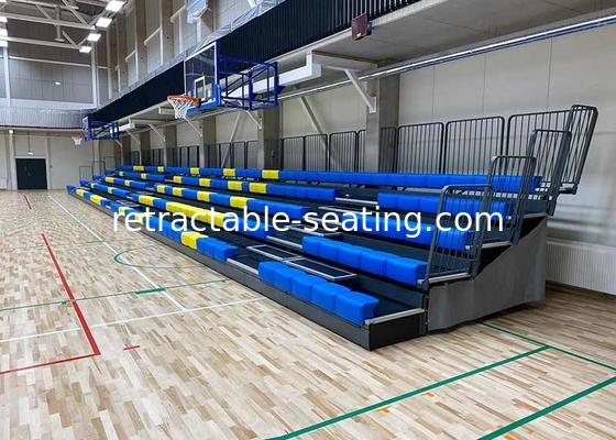 Stadium Retractable Grandstands Seating Wired / Remote Control