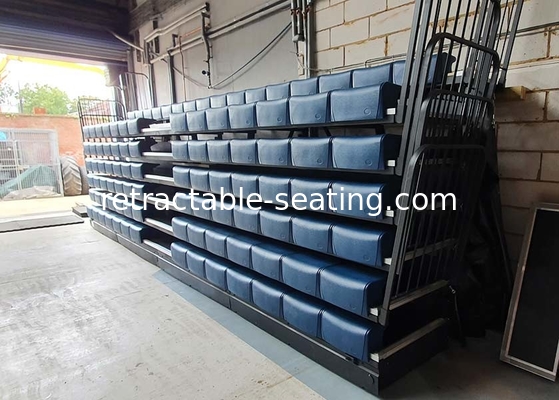 450mm Width Gym Echo Polymer Retractable Tiered Seating