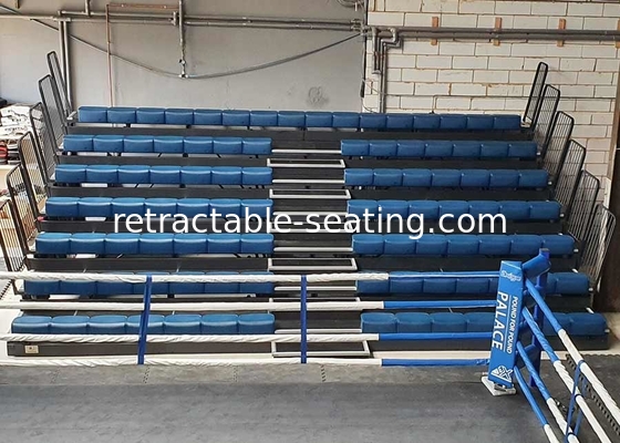 Indoor Gym polyethylene Echo Seating Retractable Grandstands