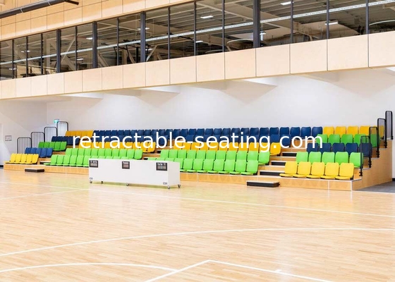 Anti UV Polymer Indoor Retractable Seating For School