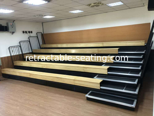Indoor Sport Court Anti Slip Telescopic Seating Systems
