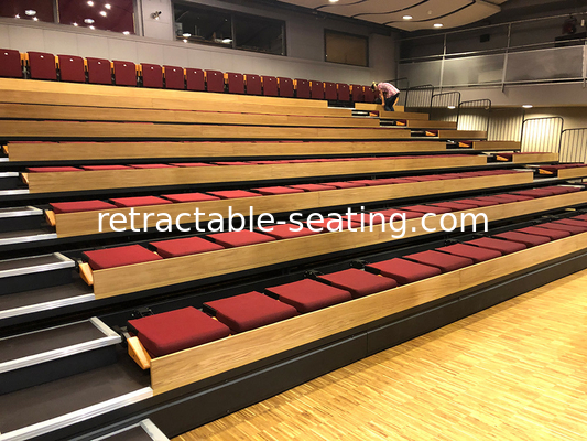 Auditorium Tiered Folding Retractable Grandstand Seating