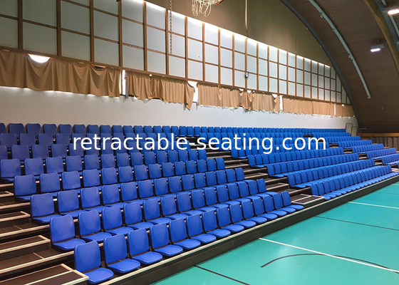 Retractable seating Automatic Telescopic Tribunes With Folding Plastic Seat