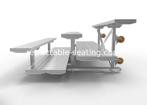 Removable Modular Temporary Spectator Stands With Rubber Pneumatic Wheels