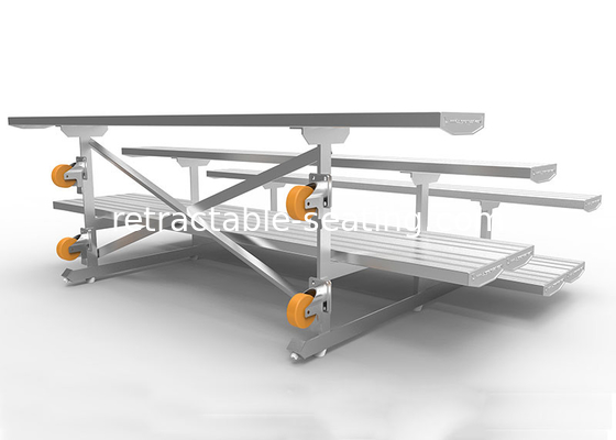Removable Modular Temporary Spectator Stands With Rubber Pneumatic Wheels