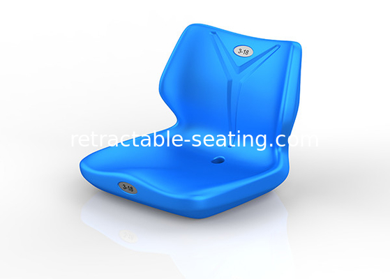 Blow Molded Spectator Seat Plastic Stadium Seats For Bleacher