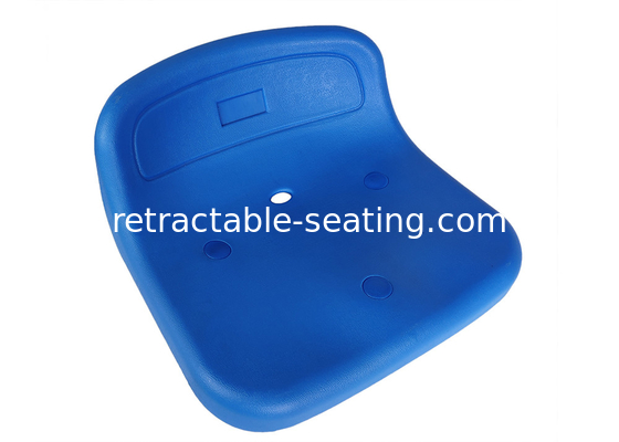 Indoor / Outdoor Fixed Plastic Gym Bleachers Stadium Seats With Low Backrest