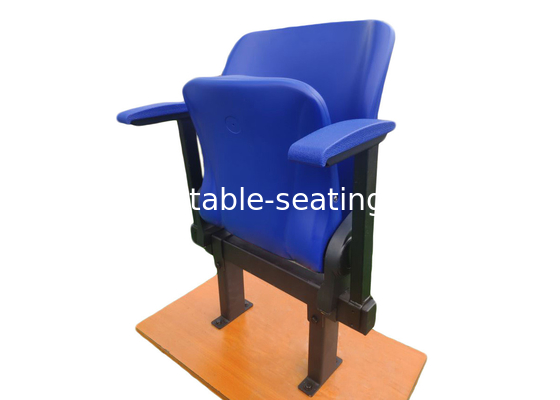 Football Court Plasitc Folding Sports Stadium Seats With Polymer Armrest