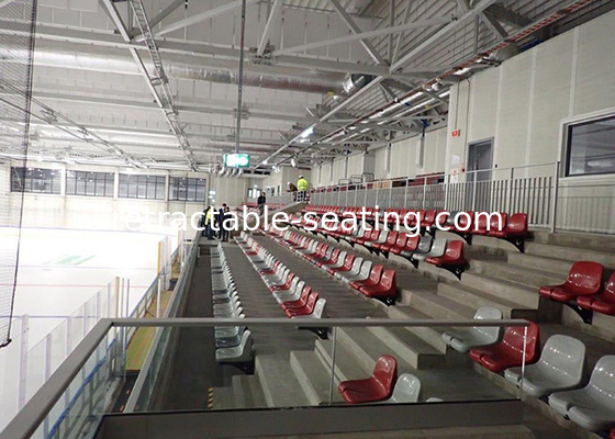 420mm Seat Width Fixed Stadium Bucket Seat with Customized Color for Ice Hockey Rink