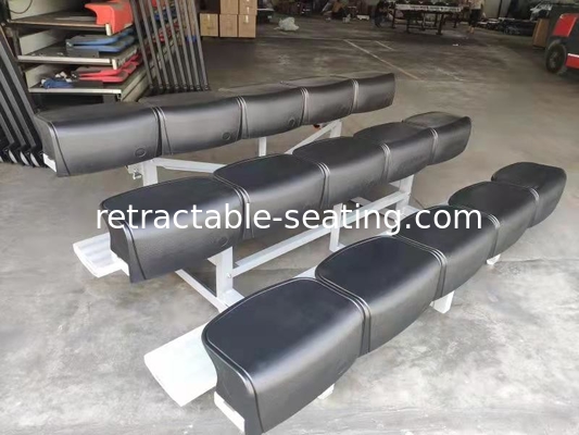3 Rows Portable Aluminum Temporary Football Stands With Bench Seat