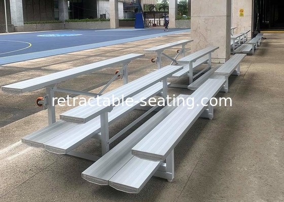 Custom Design 1440mm Width Portable Aluminum Bleachers For Small Crowd
