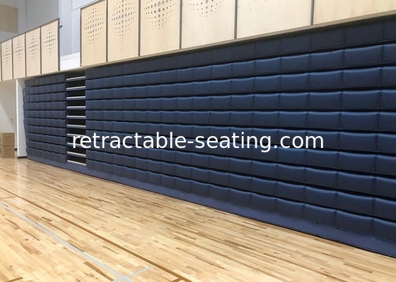 Ten Rows Gym Bleachers Retractable Solutions With Bench Seating