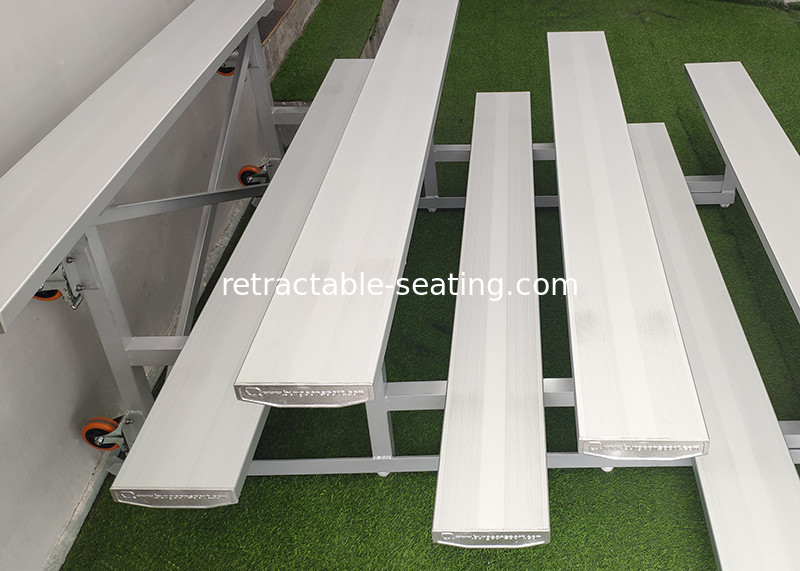 Outdoor Aluminum Temporary Spectator Stands 2250 Mm Length Optional Seat Planks